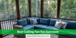 Read more about the article Best Ceiling Fan For Sunroom: Why It’s Better To Have It